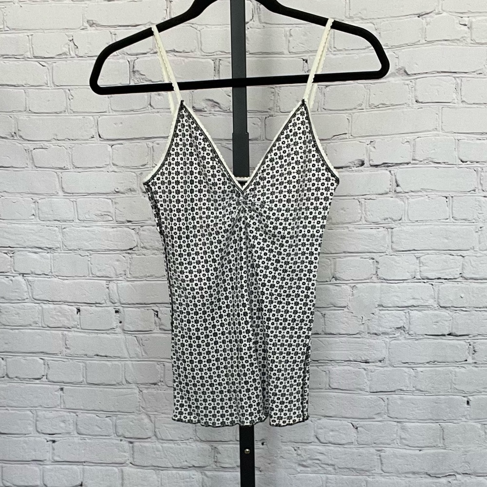 Victoria's Secret Thermal Knit Printed Tank Top Size Large